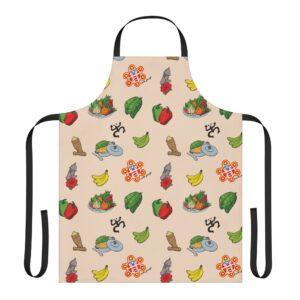 Criollo Grindz© – Criollo Raíces Apron Beige Background