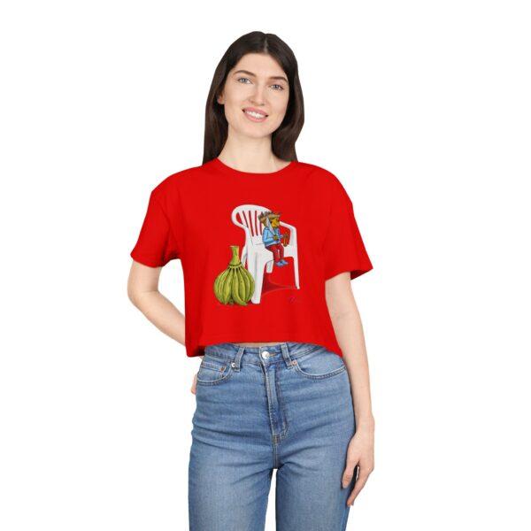 Sapo Concho en la Silla  Crop Top - Image 3