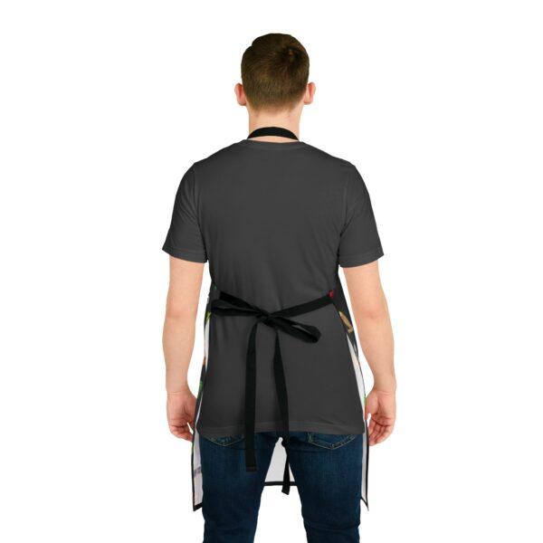 Criollo Grindz© – Criollo Raíces Apron Black Background - Image 15