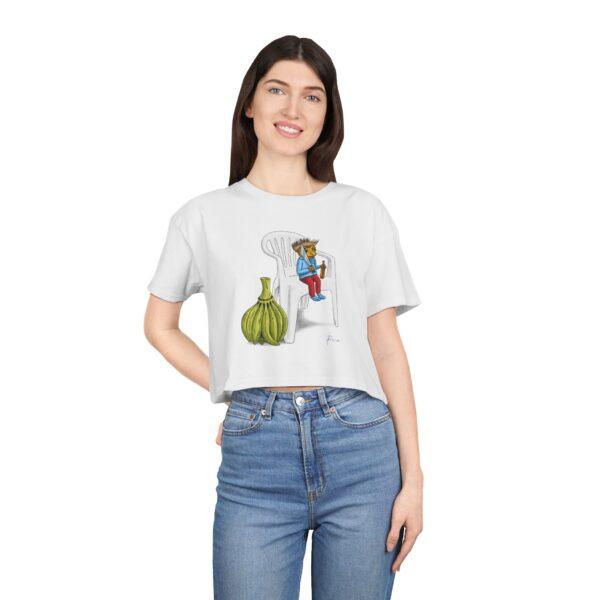 Sapo Concho en la Silla  Crop Top - Image 2