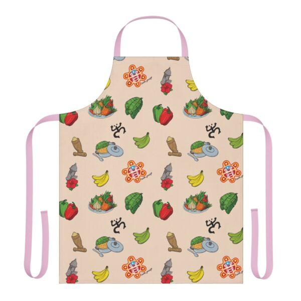 Criollo Grindz© – Criollo Raíces Apron Beige Background - Image 17