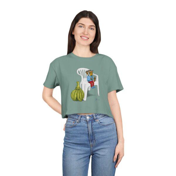 Sapo Concho en la Silla  Crop Top