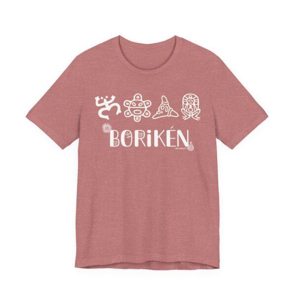 Borikén Símbolos Taínos Unisex T-shirt - Image 3