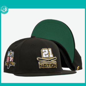 New Era 21 Nation Clemente Fitted Hat + Sticker & Pin