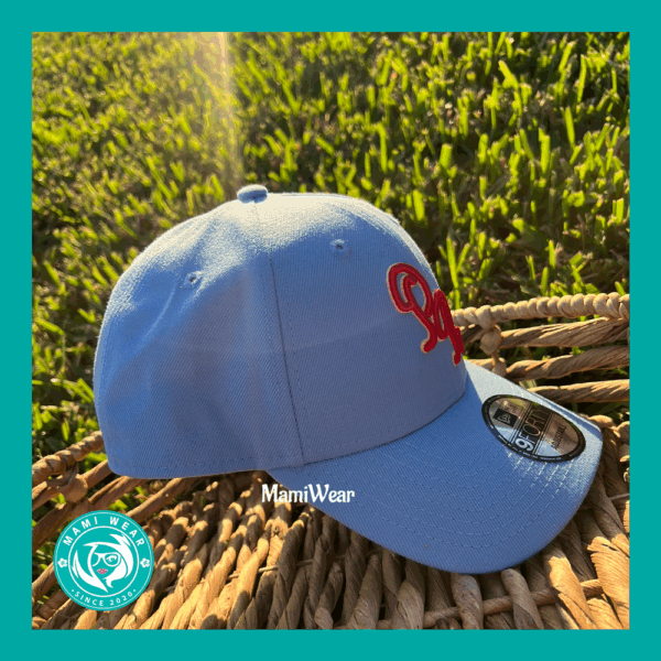 New Era Puerto Rico Sky Blue 9FORTY Hat 🧢🇵🇷 + Sticker & Pin - Image 6