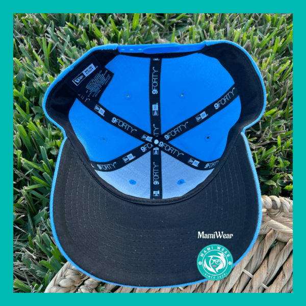 New Era Puerto Rico Sky Blue 9FORTY Hat 🧢🇵🇷 + Sticker & Pin - Image 7