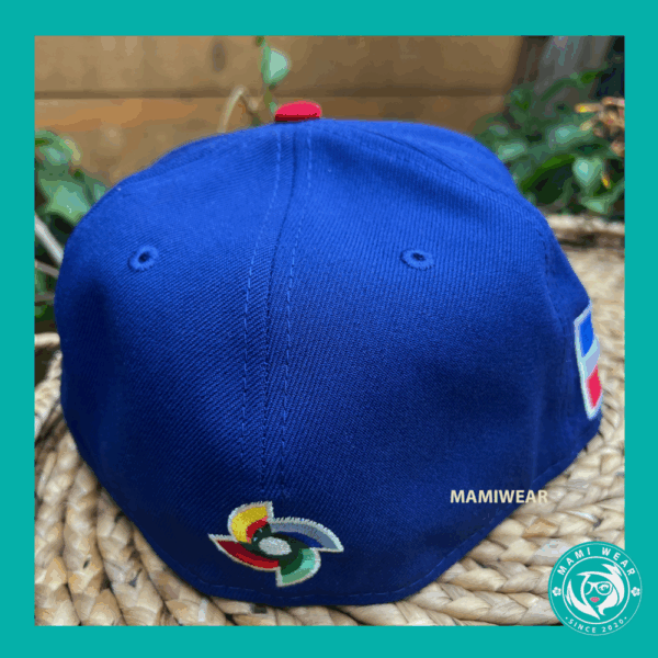 New Era 59FIFTY Dominican Republic World Baseball Classic 2023 Hat Blue Red - Image 5